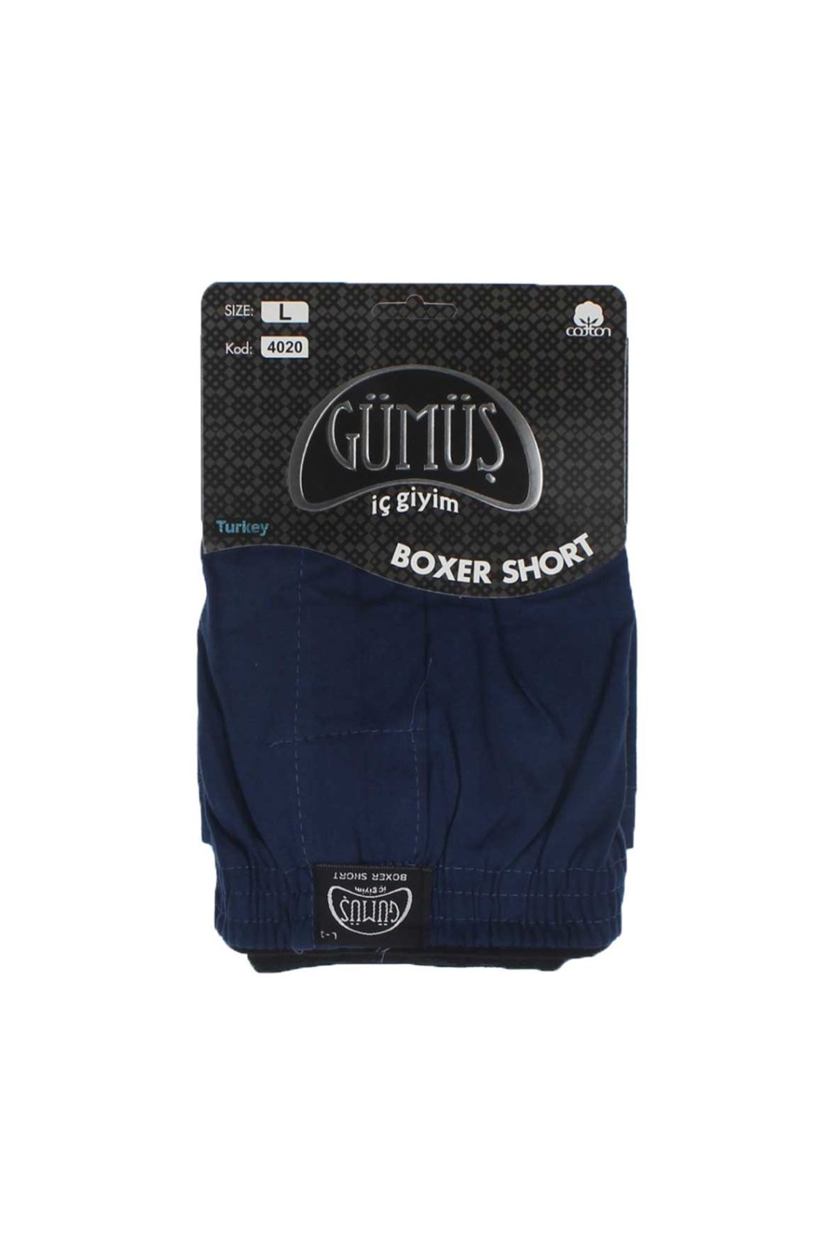 Gümüş İç Giyim Erkek Havlu Bel Boxer 040-4020L-038