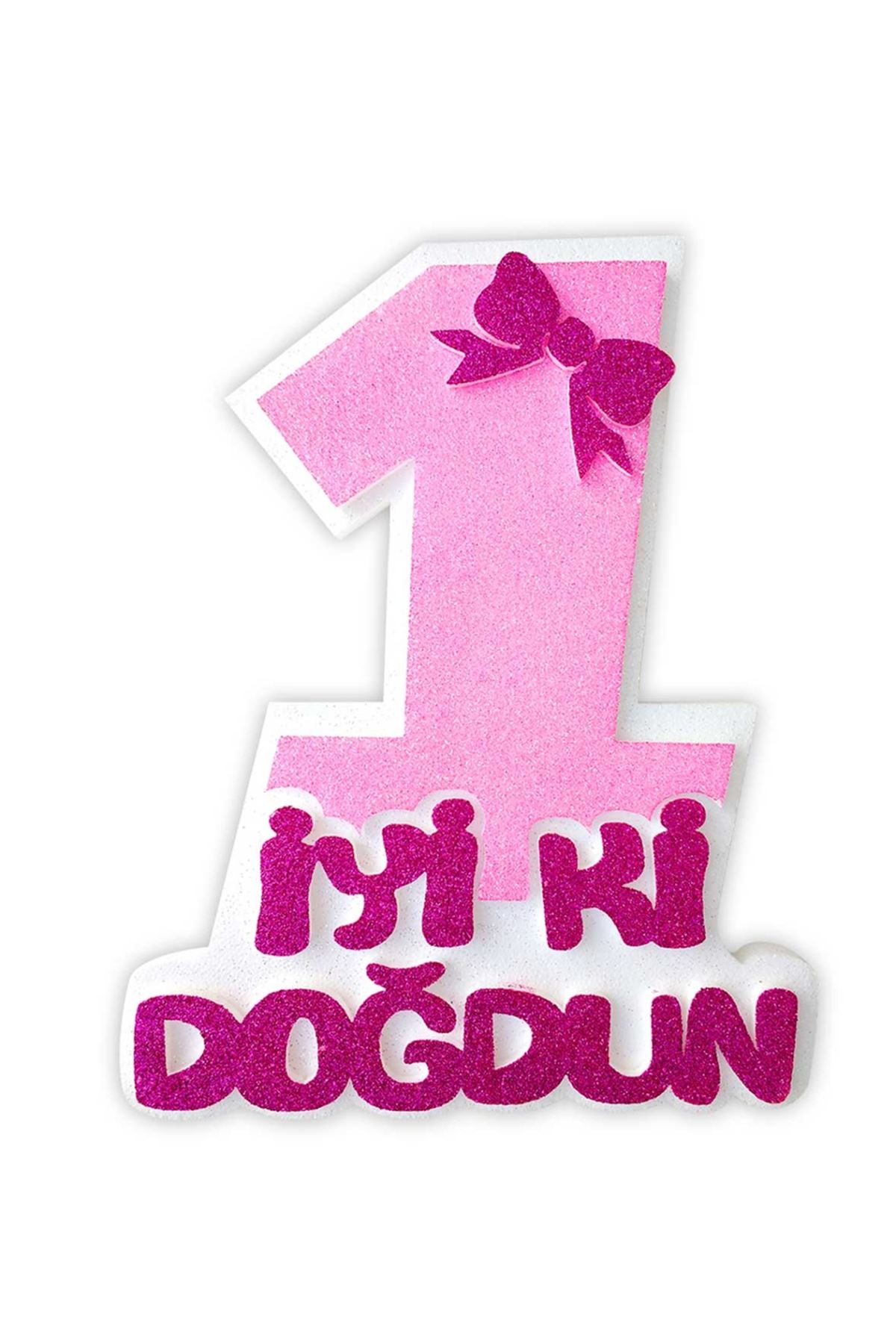 Modakids Çocuk ve Bebek Giyim1 Rakamı İyiki Doğdun Strafor Süs 069