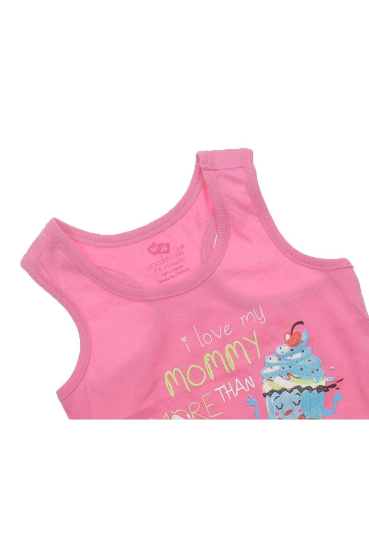 Modakids Çocuk ve Bebek GiyimWonder Kids Kız Bebek Baskılı Atlet