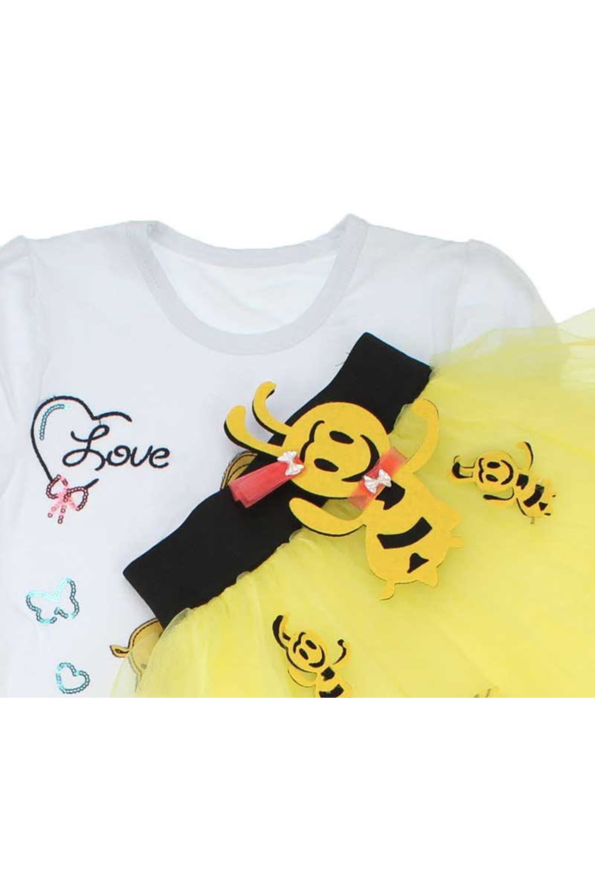 Modakids Çocuk ve Bebek Giyim23 Nisan Kız Çocuk Tütü Etekli 2 li