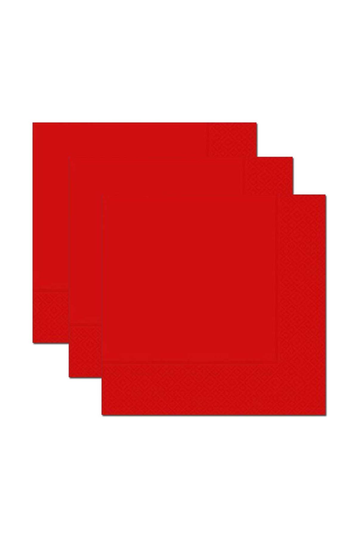 Kırmızı 20 li Kağıt Peçete