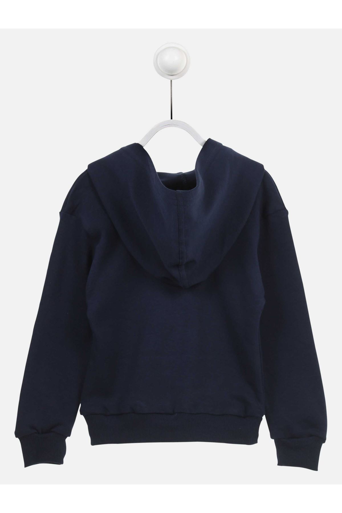 Navy Blue Male Child Hooded Sweat