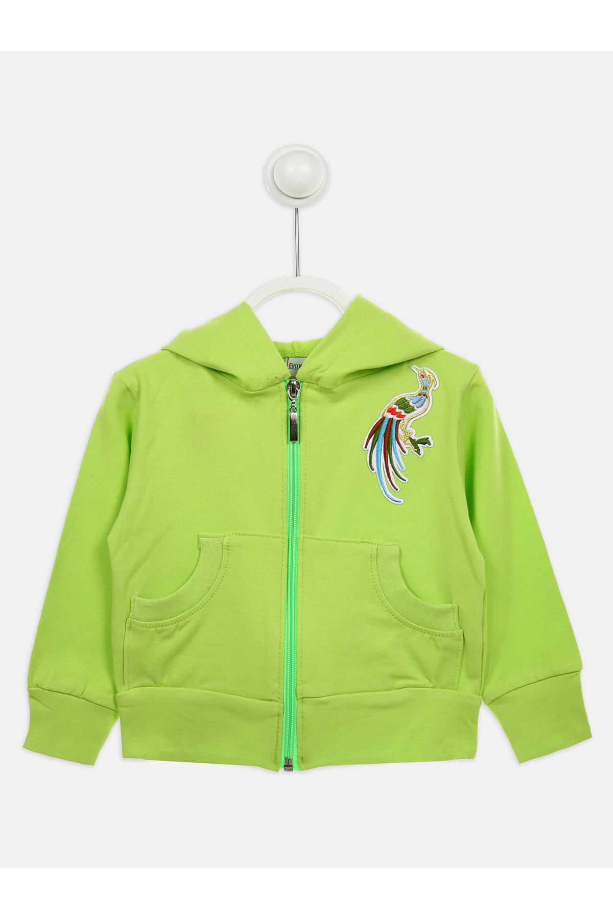 Green Seasonal Female Child Jacket
