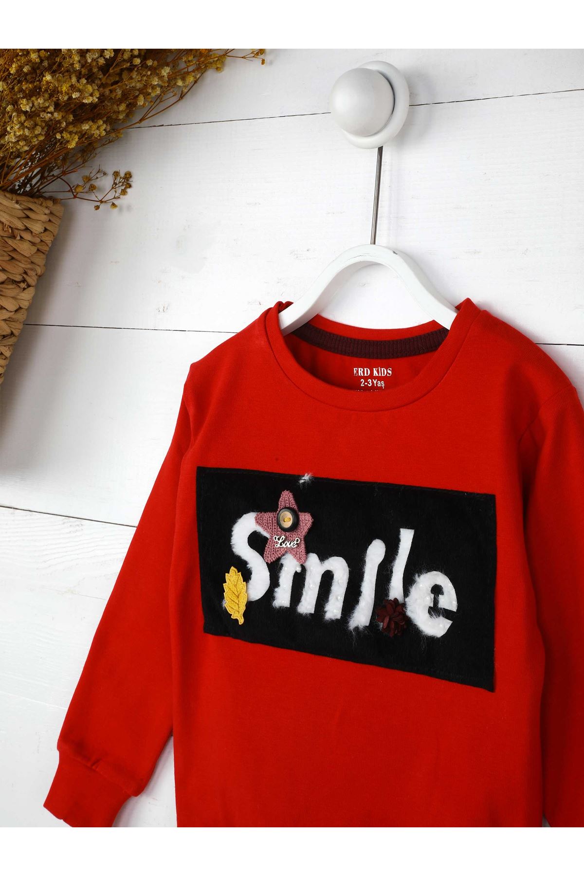 Grenadine red Seasonal Girl Child Sweatshirt