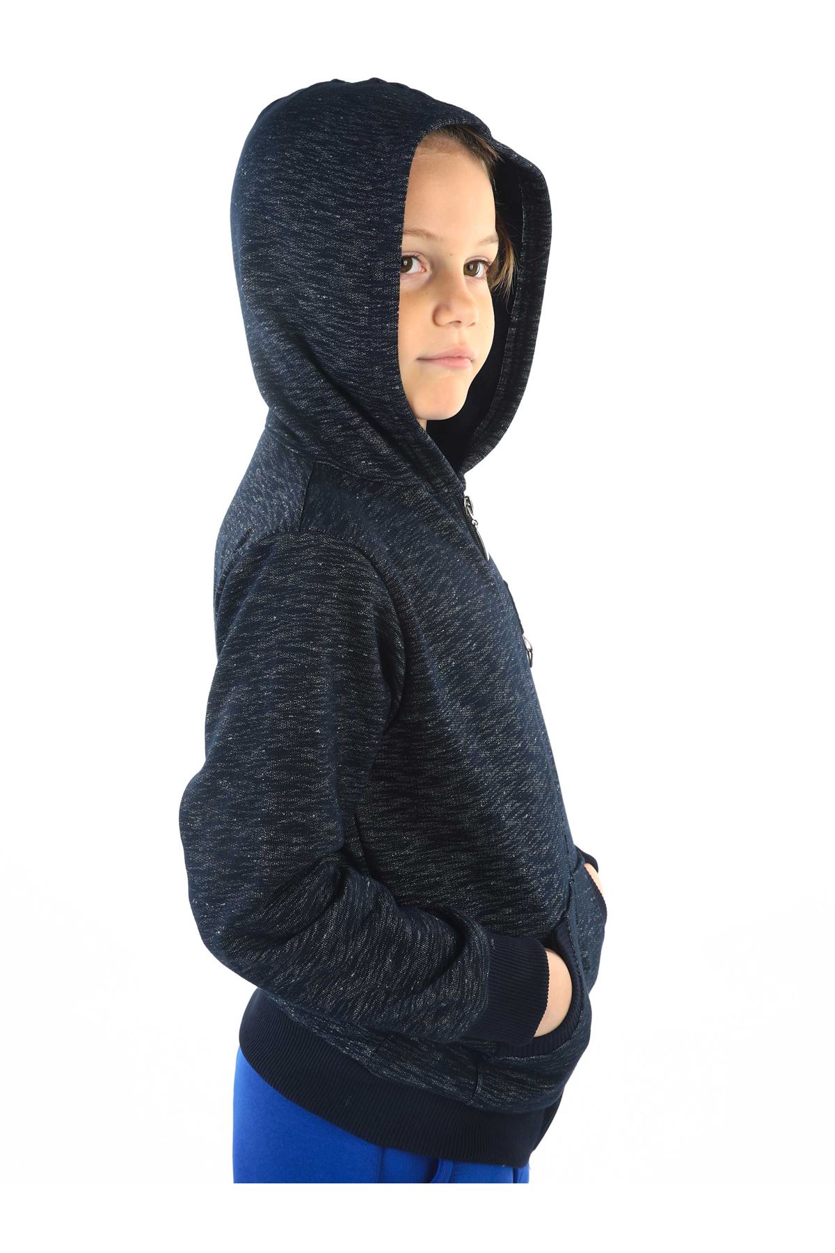 Dark Dark Blue Winter Male Child Jacket