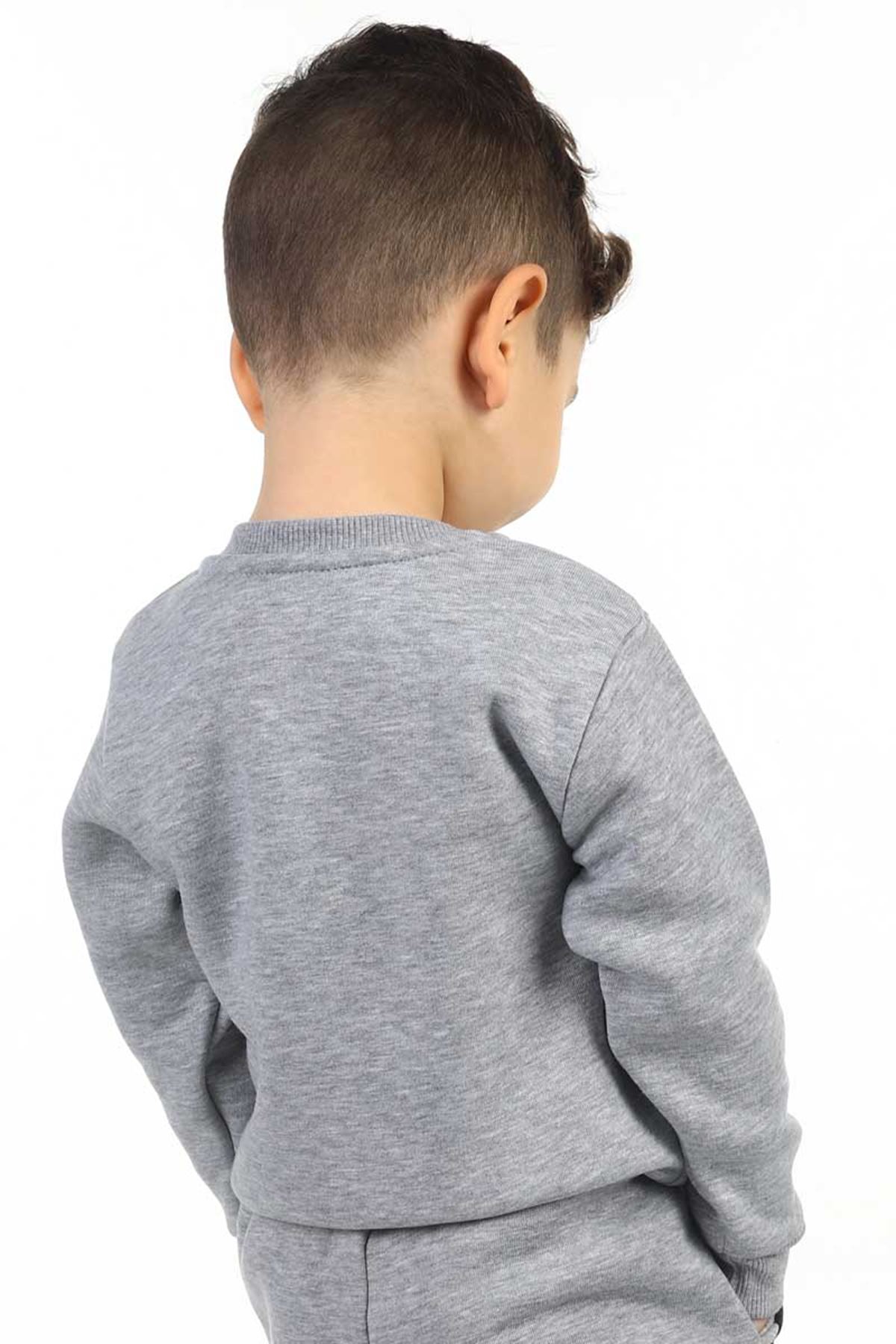 Gray Winter Male Child Sweatshirt
