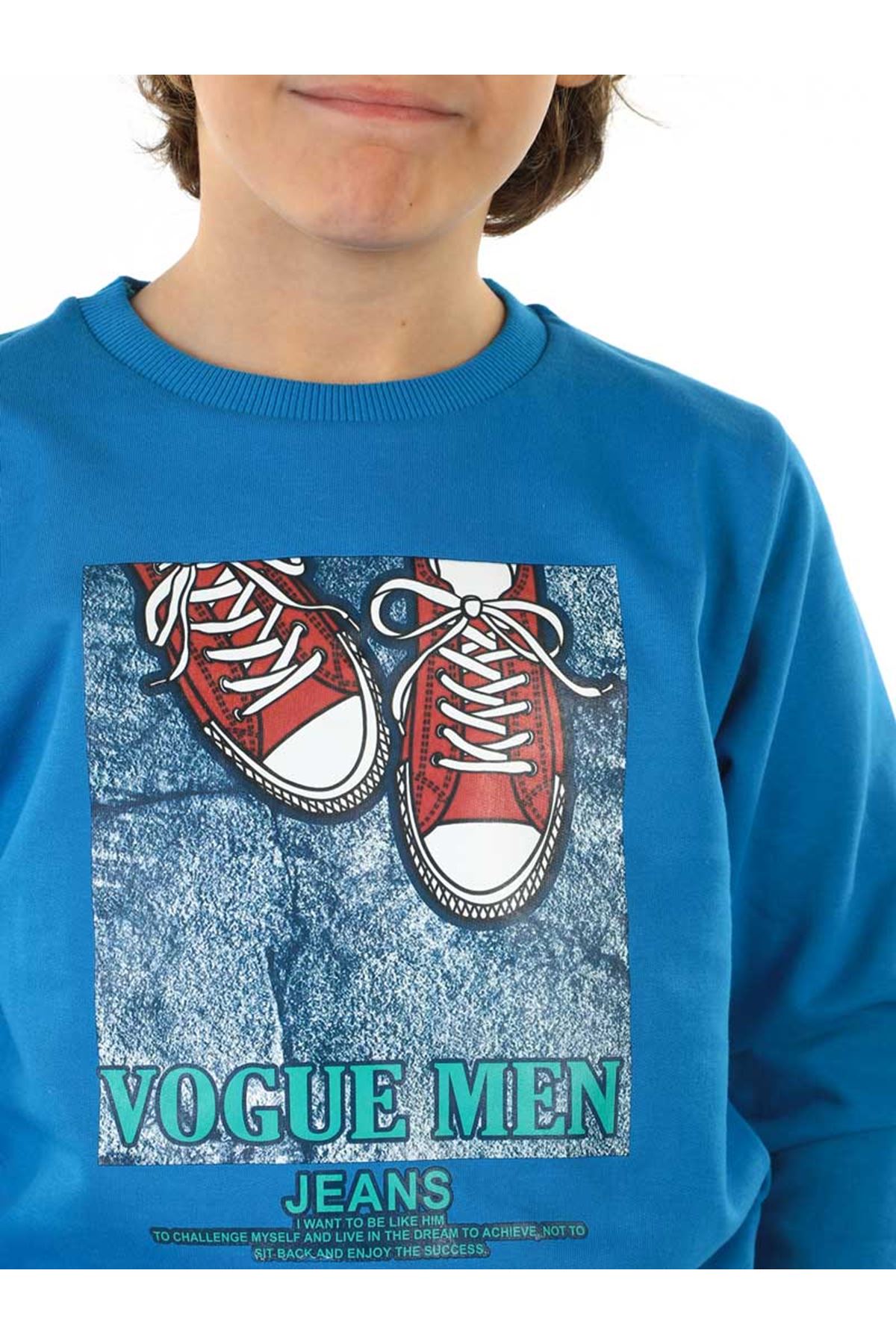Blue Seasonal Male Child Sweatshirt