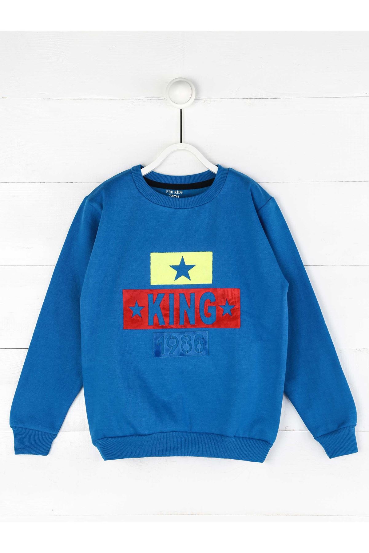 Blue Seasonal Male Child Sweatshirt