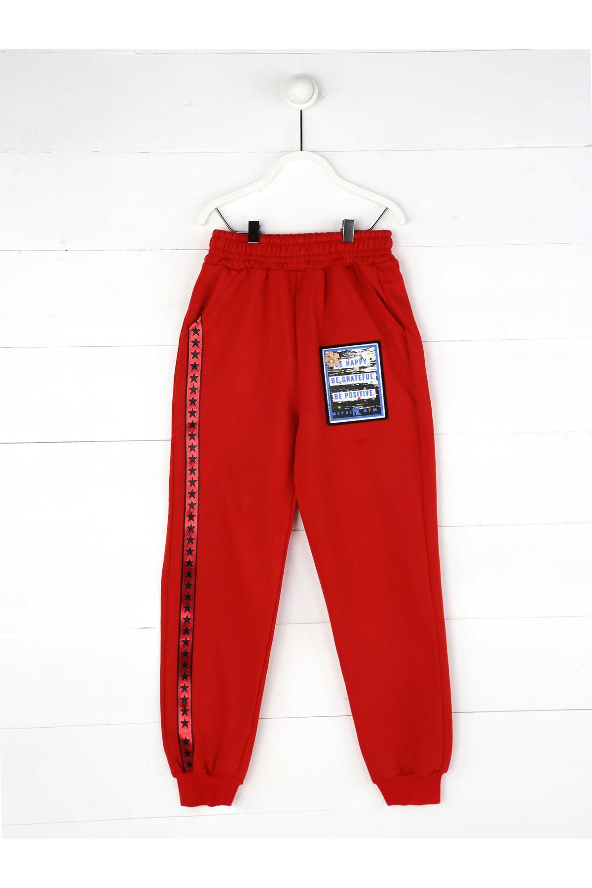 Red Seasonal Girl's Trousers
