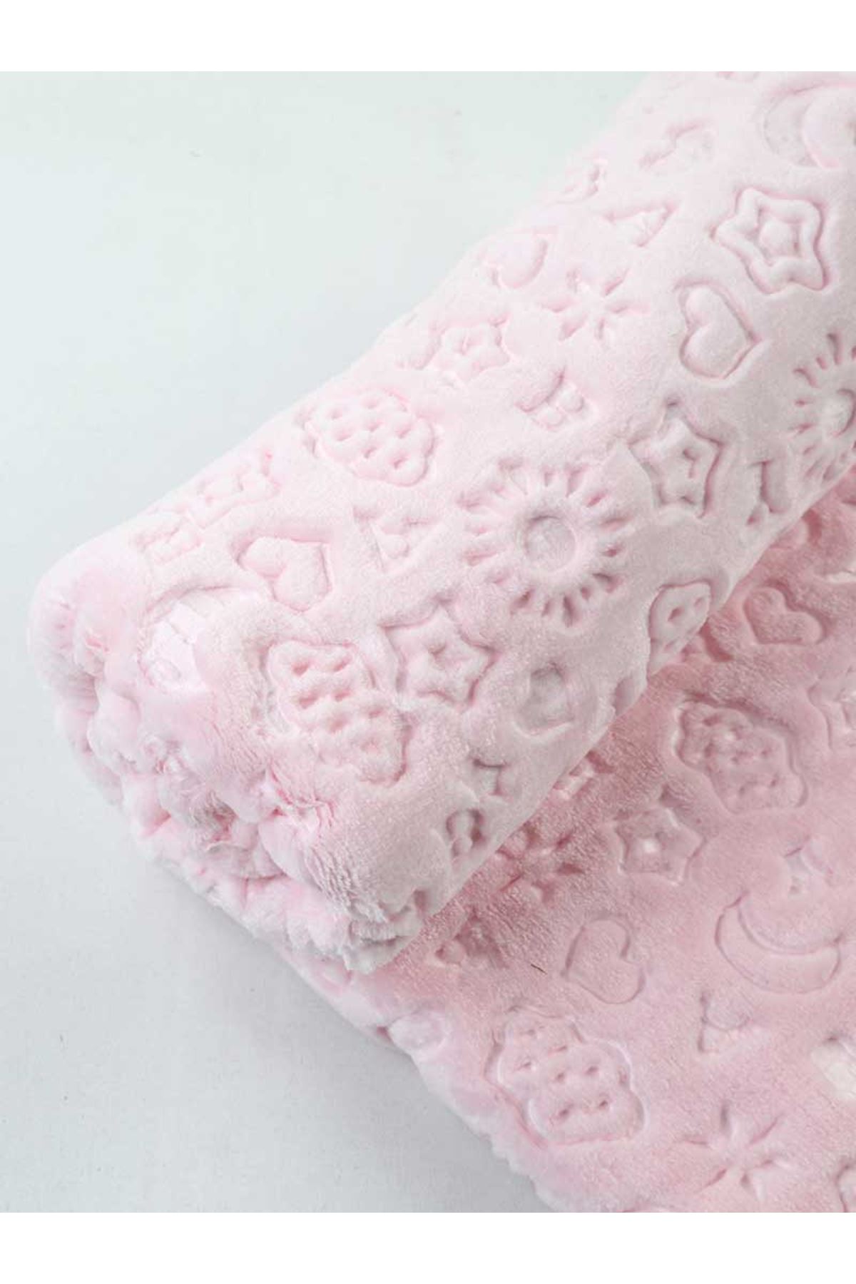 Pink Plush 120x100 Cm Baby Girl Blanket