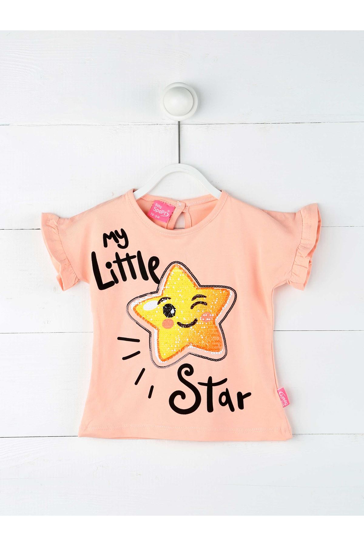 Modakids Çocuk ve Bebek GiyimPudra Pembesi Yazlık Şortlu Kız Bebek