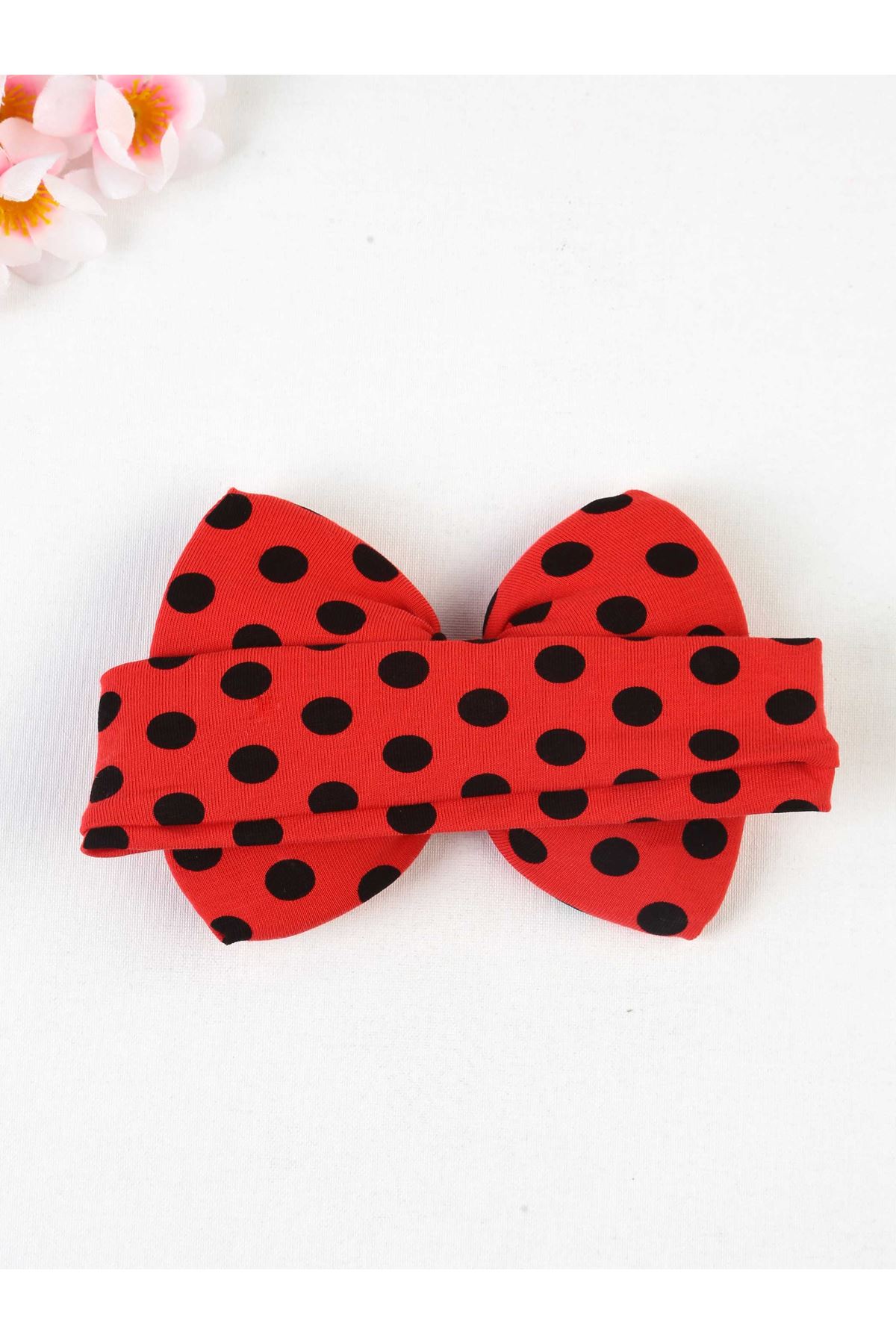 Modakids Çocuk ve Bebek GiyimKırmızı Fiyonklu Saç Bandı