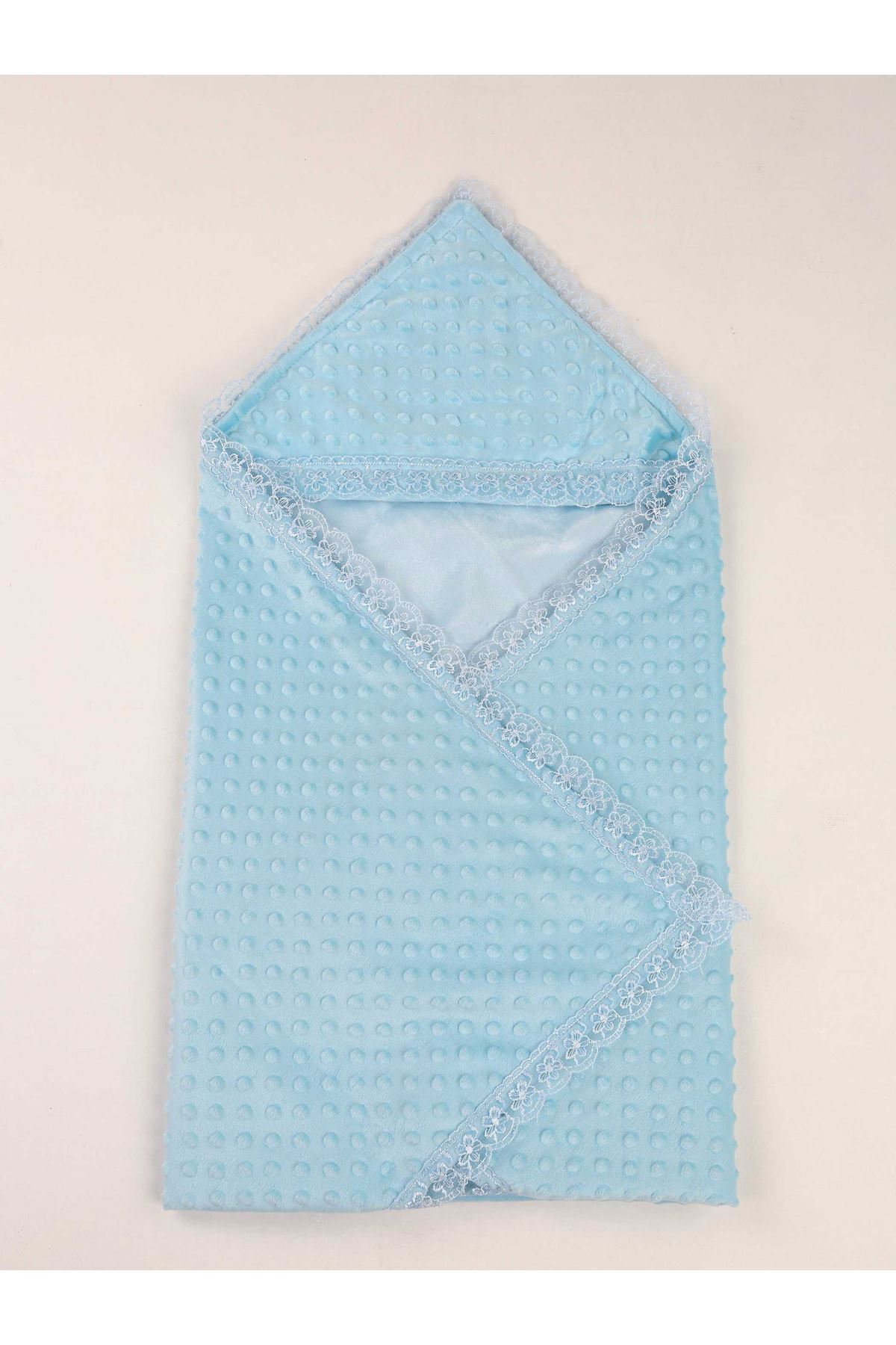 Blue 85x85 cm Male Baby Swaddle Blanket