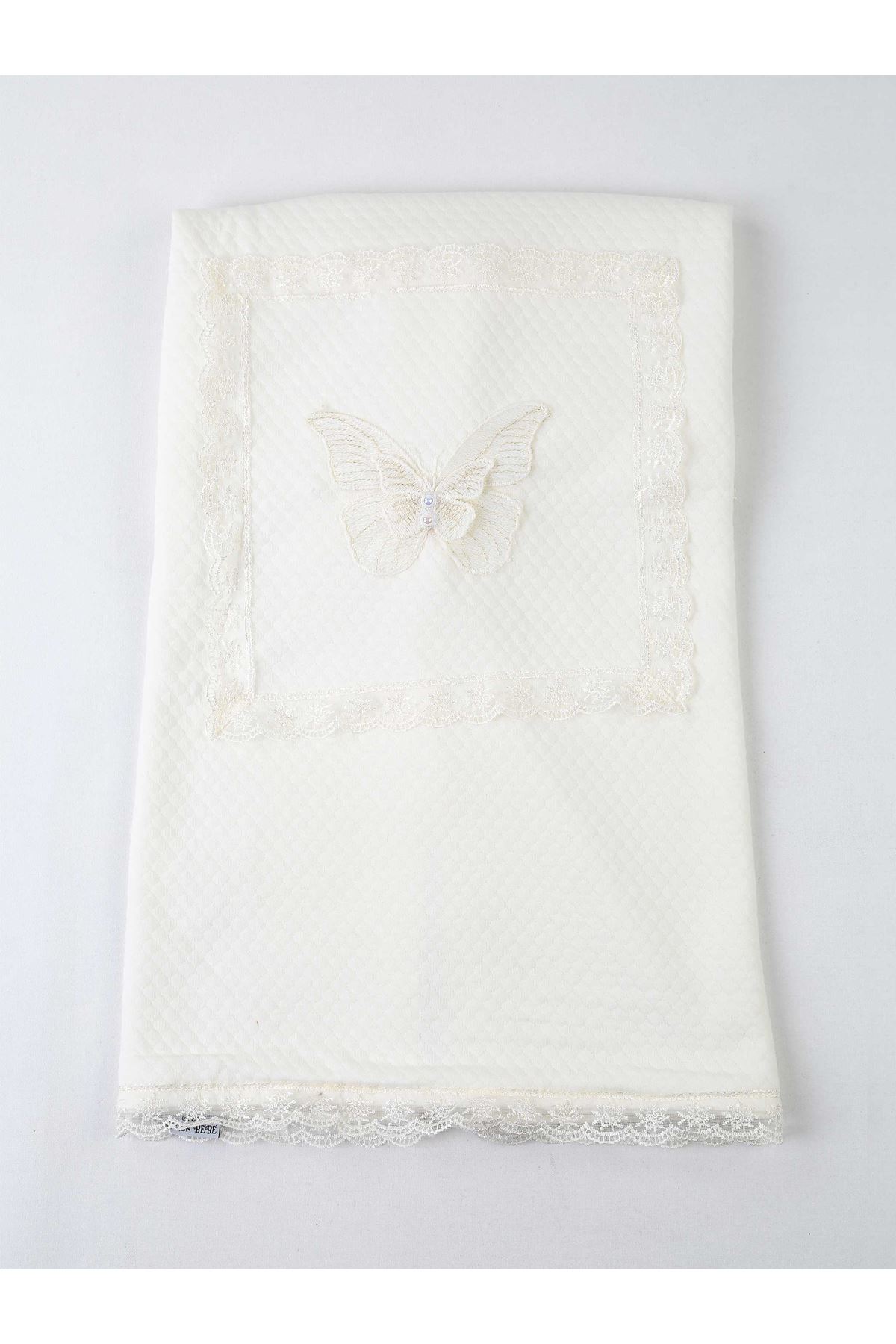 White 85 X85 cm Baby Swaddle Blanket