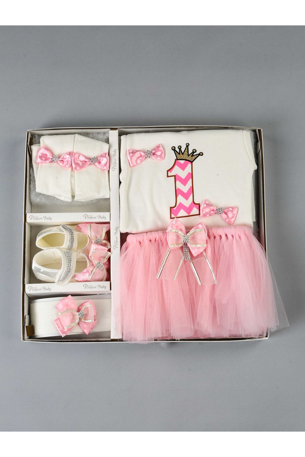 Pink 1 Years Old Baby Girl Tütü Suit