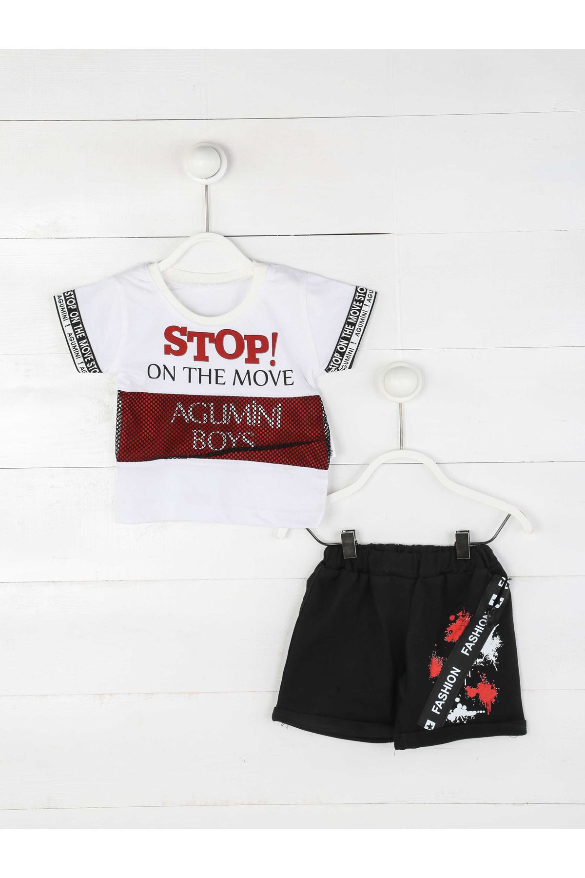 Baby Boy Claret Red Bottom Top Summer Gentleman Babies Cute Casual Casual Cotton Clothing Sets Models and Types