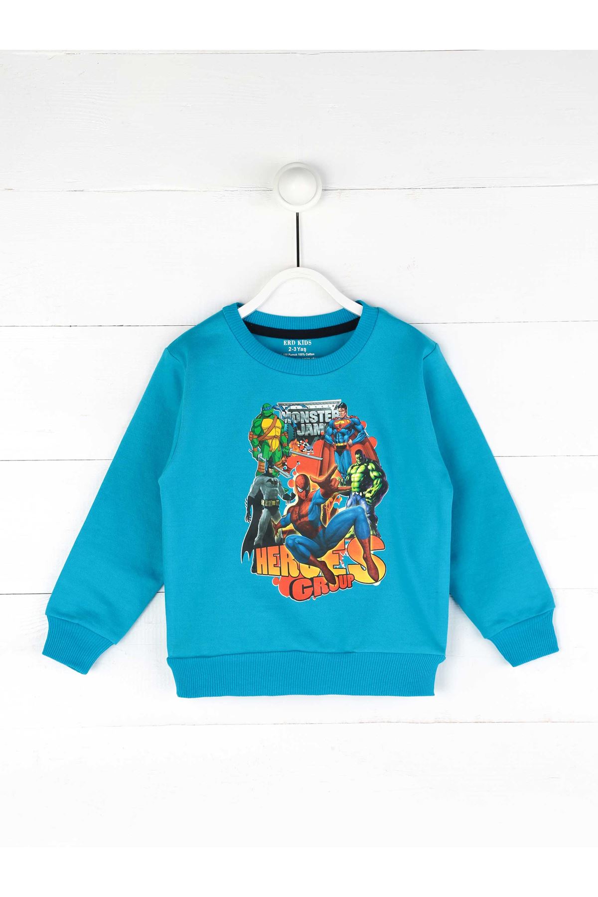 Turquoise Seasonal Boy Sweatshirt