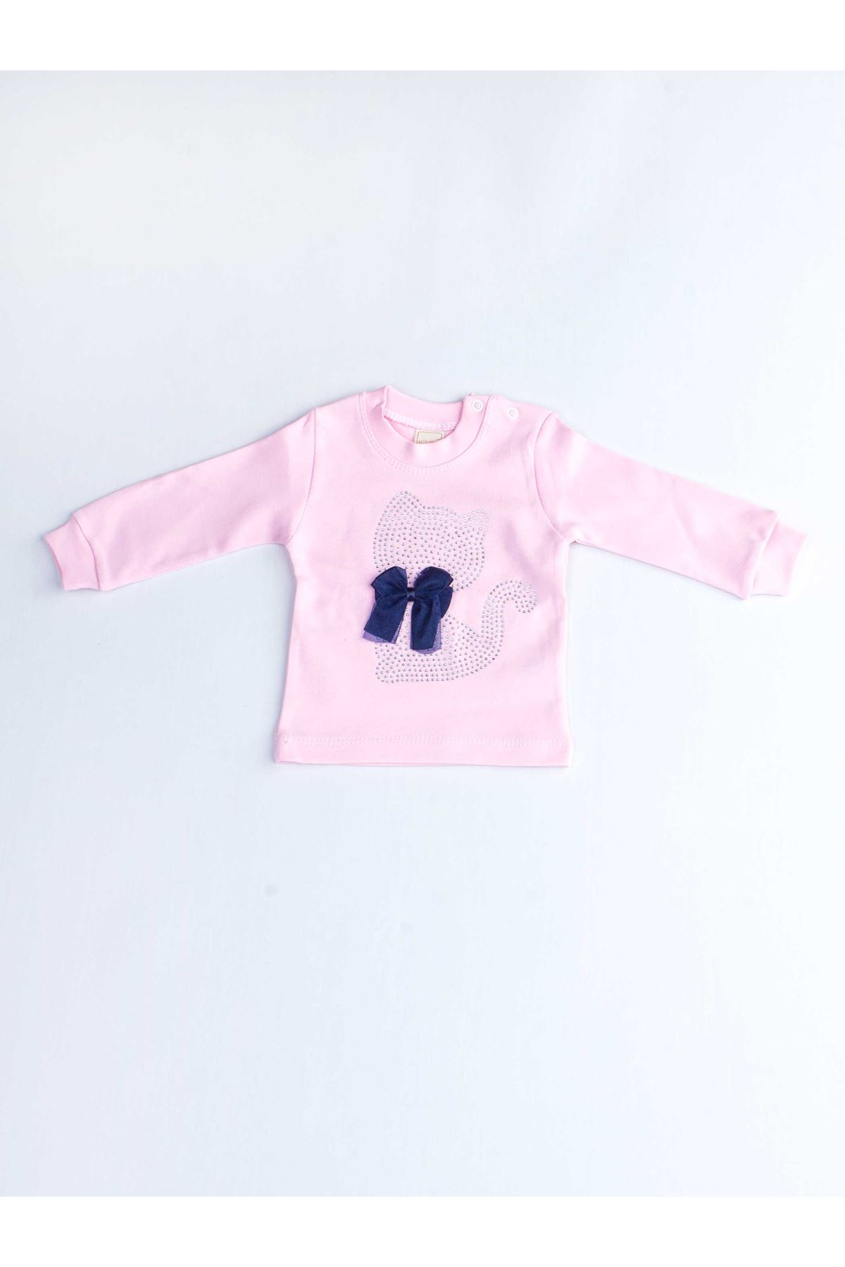 Pink Rabbit Baby Girl 2 Piece Set Tracksuit Bottom Babies Girls Wear Top Outfit Cotton Casual Casual Outfit Models