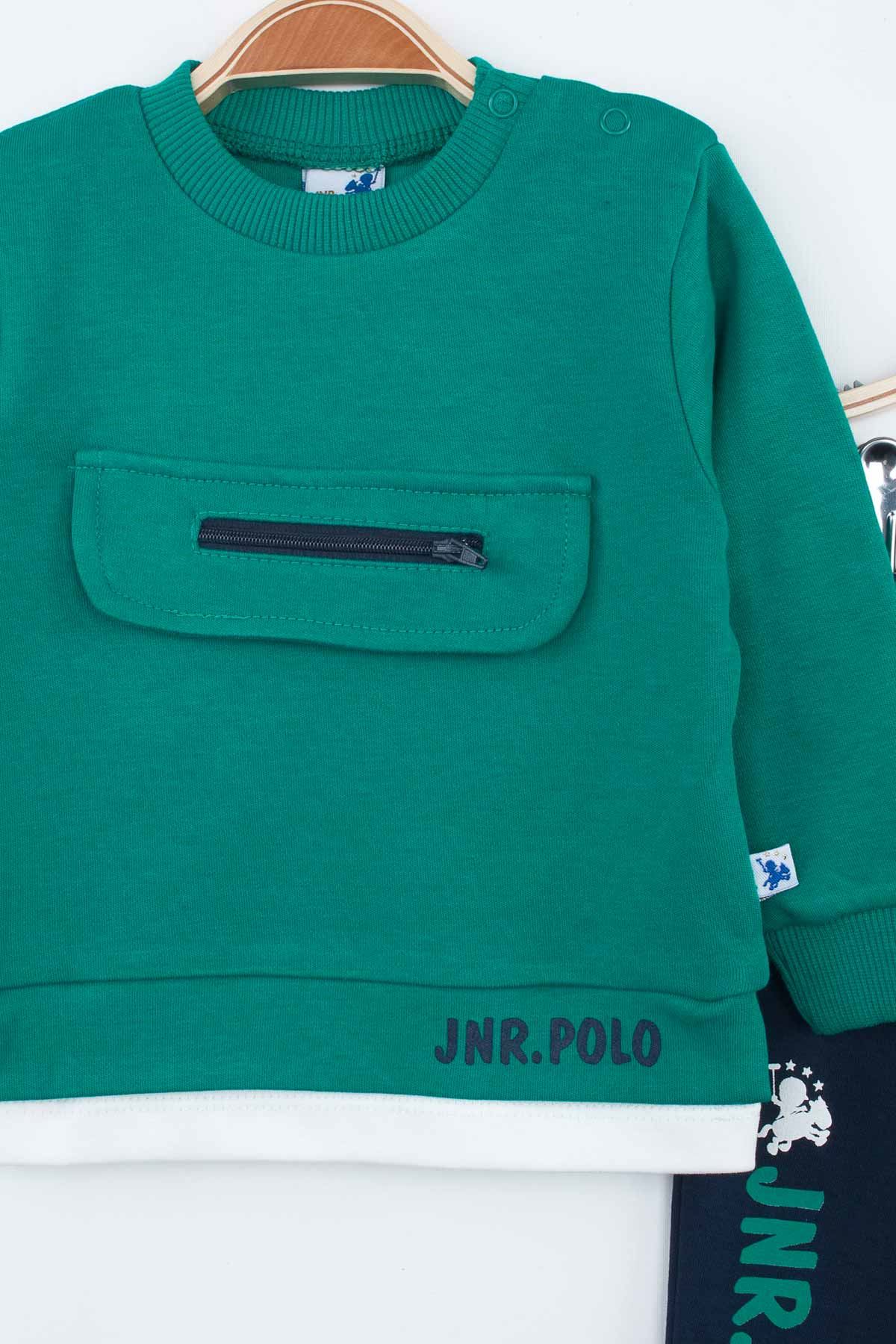 baby boy green sweater