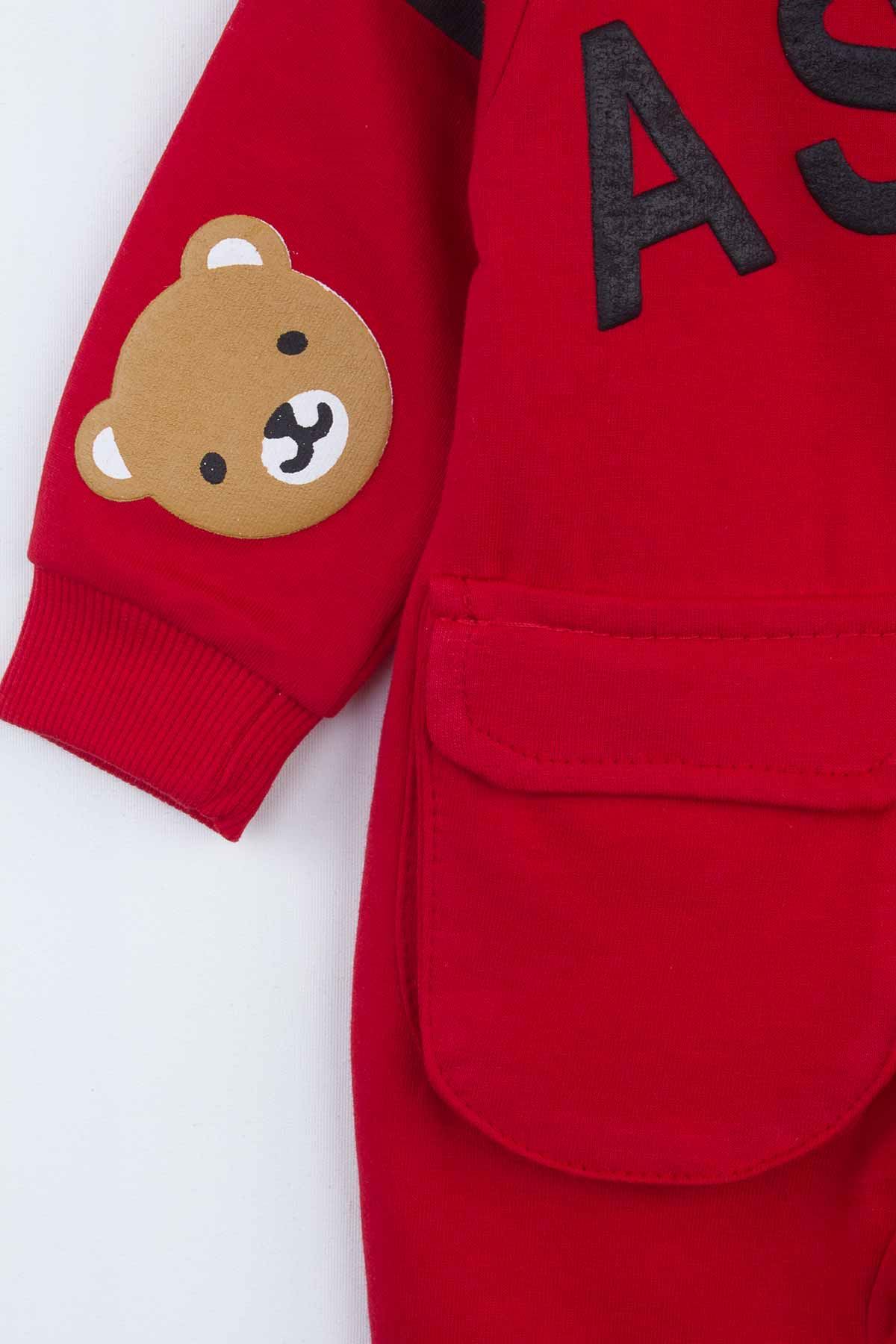 Red Hooded Baby Boy Rompers Fashion 2021 New Season Style Babies Clothes Outfit Cotton Comfortable Underwear for Boys Baby
