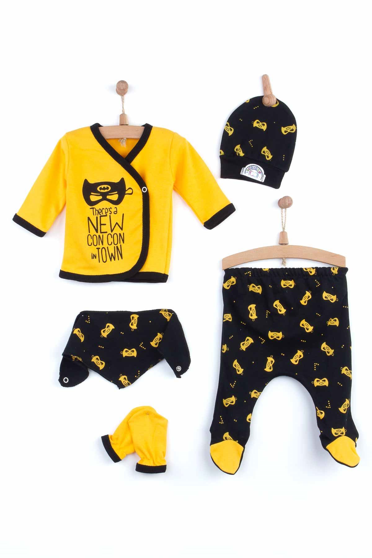 Girls Baby Boy Newborn Clothing 5-Piece set Cotton Fabric Batman Boys Babies Summer Clothes Gift Daily Casual Stylish outfit Mod