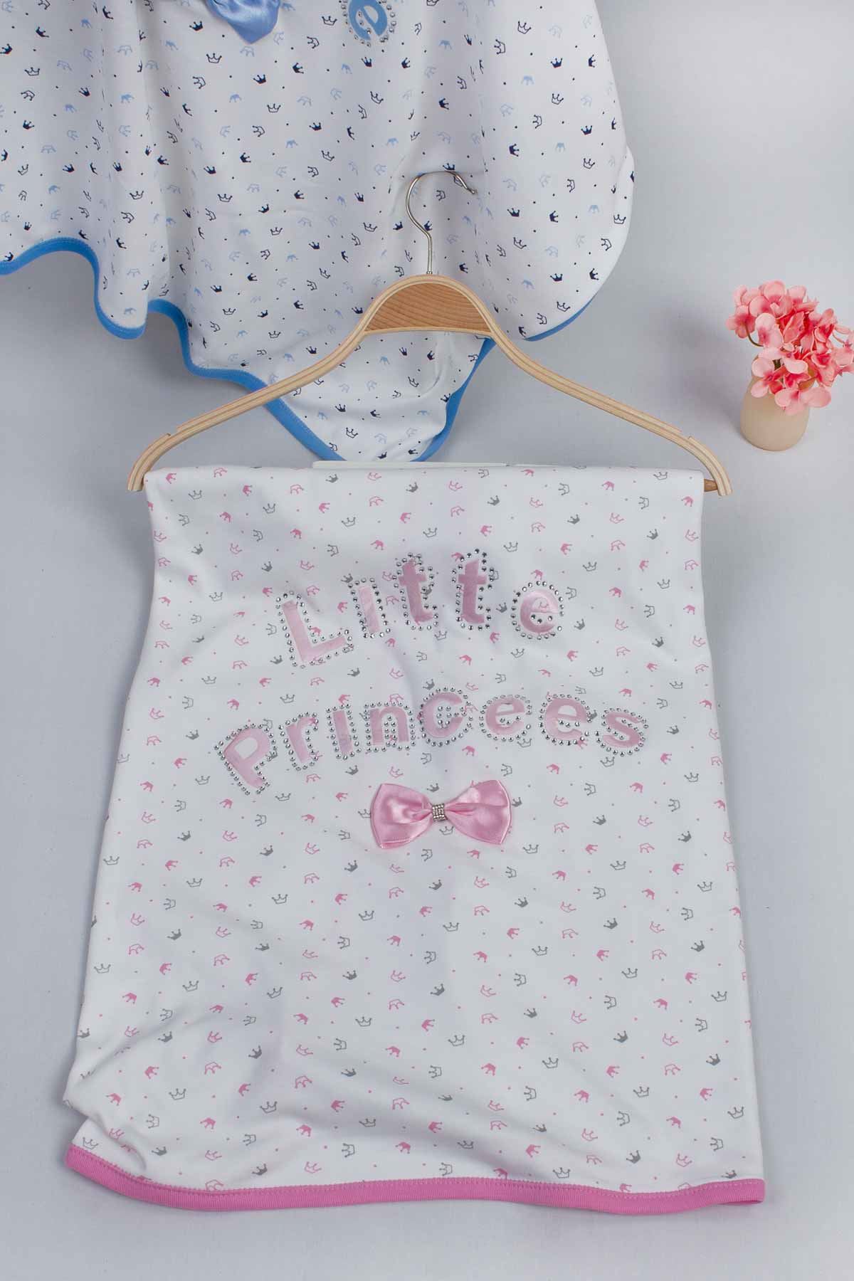 Pink Girl Baby Blanket Lıtte Queen Girls Babies Newborn Cotton Soft Antibacterial Infants Girls Princess 80*85 Cm Blankets model