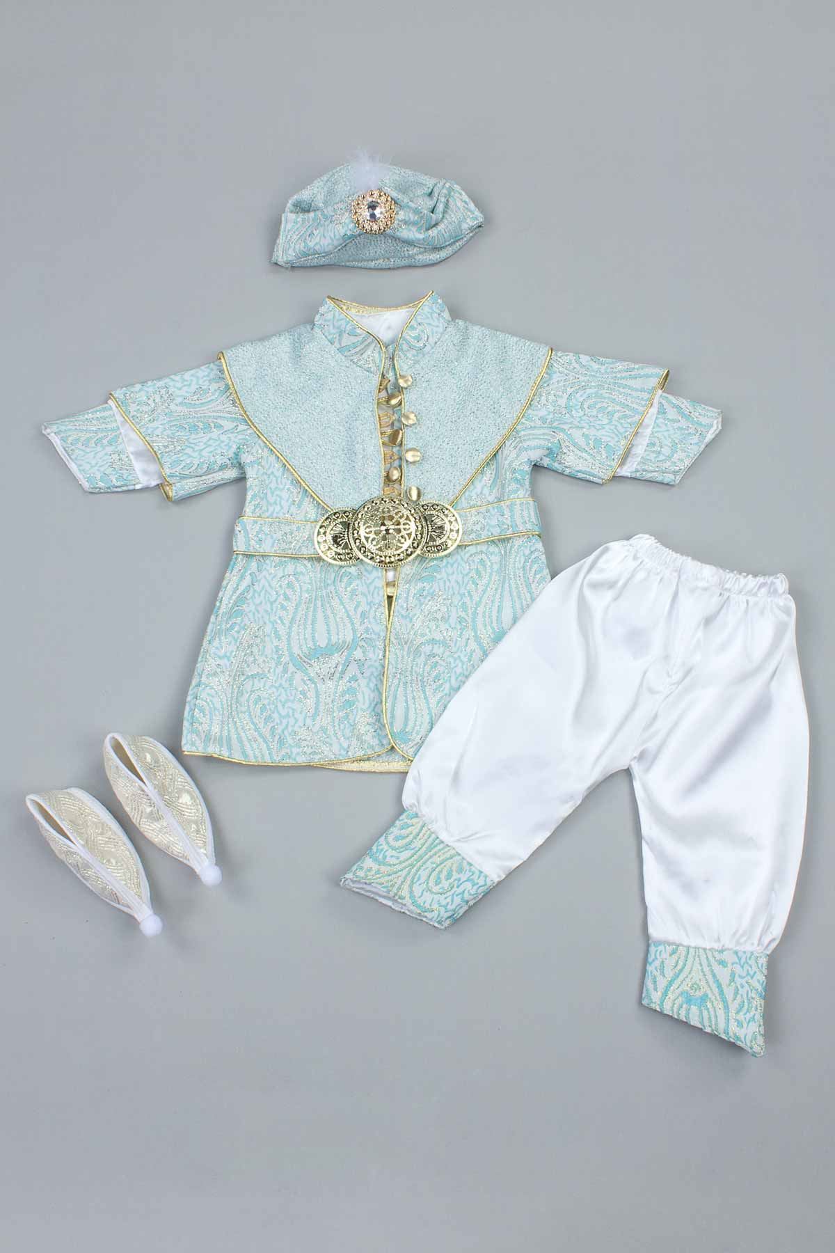 Blue Baby Boy 6  Prince Suit