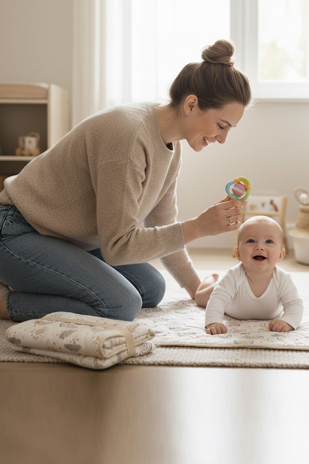 Anne Bebek Bakım Çantası Kapitone Su Geçirmez Bebek Arabası Organizer Düzenleyici Stroller Bag