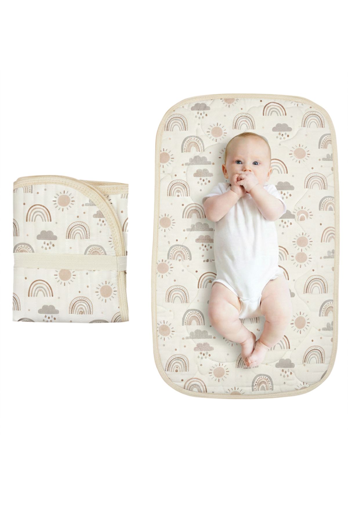 Anne Bebek Bakım Çantası Kapitone Su Geçirmez Bebek Arabası Organizer Düzenleyici Stroller Bag