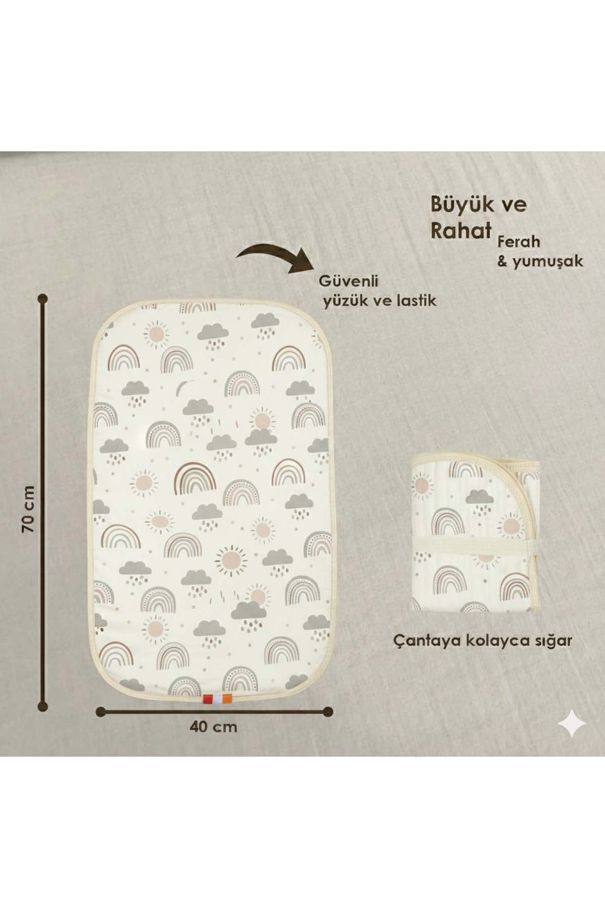 Anne Bebek Bakım Çantası Kapitone Su Geçirmez Bebek Arabası Organizer Düzenleyici Stroller Bag