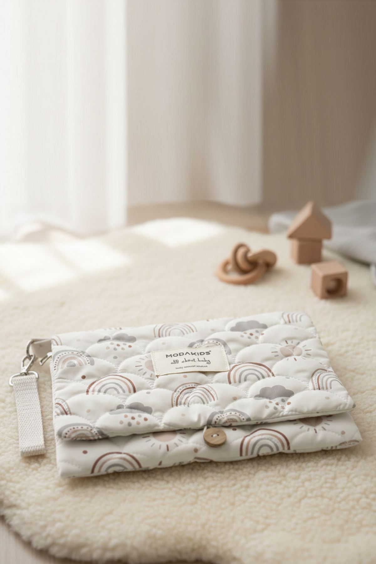 Anne Bebek Su Geçirmez Çok Amaçlı Bebek Alt Açma Bakım Çantası Organizer