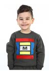 Khaki Winterisation Male Child Sweatshirt