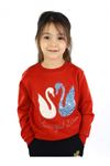 Red Seasonal Girl Child Sweatshirt
