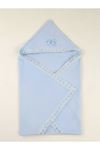 Blue 85 X85 cm Male Baby Swaddle Blanket