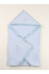 Blue 85 X85 cm Male Baby Swaddle Blanket