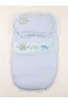 Blue Baby Boy Swaddle Bottom Opening