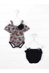 Navy blue Summer Baby Girl Panties and Jumpsuit