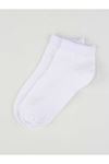 White Bamboo Boy's Booties Socks