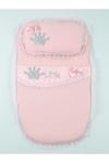 Pink baby girl swaddle queen model pillow bottom open infants stroller use cotton models