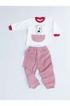Burgundy Dog Baby Boy Pajamas Set