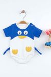 Blue Baby Boy Rompers Summer Fashion 2021 New Season Style Penguin Babies Clothes Outfit Cotton Comfortable Underwear for Boys Baby