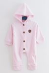 Pink Cute Baby Girls Rompers Hooded Girls Babies Clothes Outfit Models Kids Cotton Comfortable 2021 Fashion Style Model