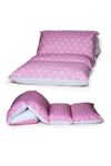Pink Bundera Pouf Foldable Floor Cushion Pillow Kids Baby Floor Bed