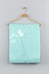 Green Tricot Knit 80x80 cm Baby Girl Blanket