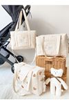 Anne Bebek Bakım Çantası Kapitone Su Geçirmez Bebek Arabası Organizer Düzenleyici Stroller Bag