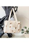 Anne Bebek Bakım Çantası Kapitone Su Geçirmez Bebek Arabası Organizer Düzenleyici Stroller Bag