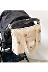 Anne Bebek Bakım Çantası Kapitone Su Geçirmez Bebek Arabası Organizer Düzenleyici Stroller Bag
