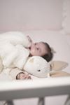 Sevimli Tavşancık Bebek Çocuk Battaniyesi Kışlık Peluş Welsoft Tavşan Battaniye